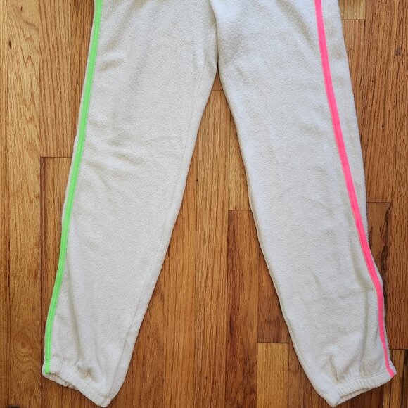 Sundry by Anthropologie White Sherpa 90s Sweatshirt/pants Set Women's Size 1(SM) - Picture 2 of 8